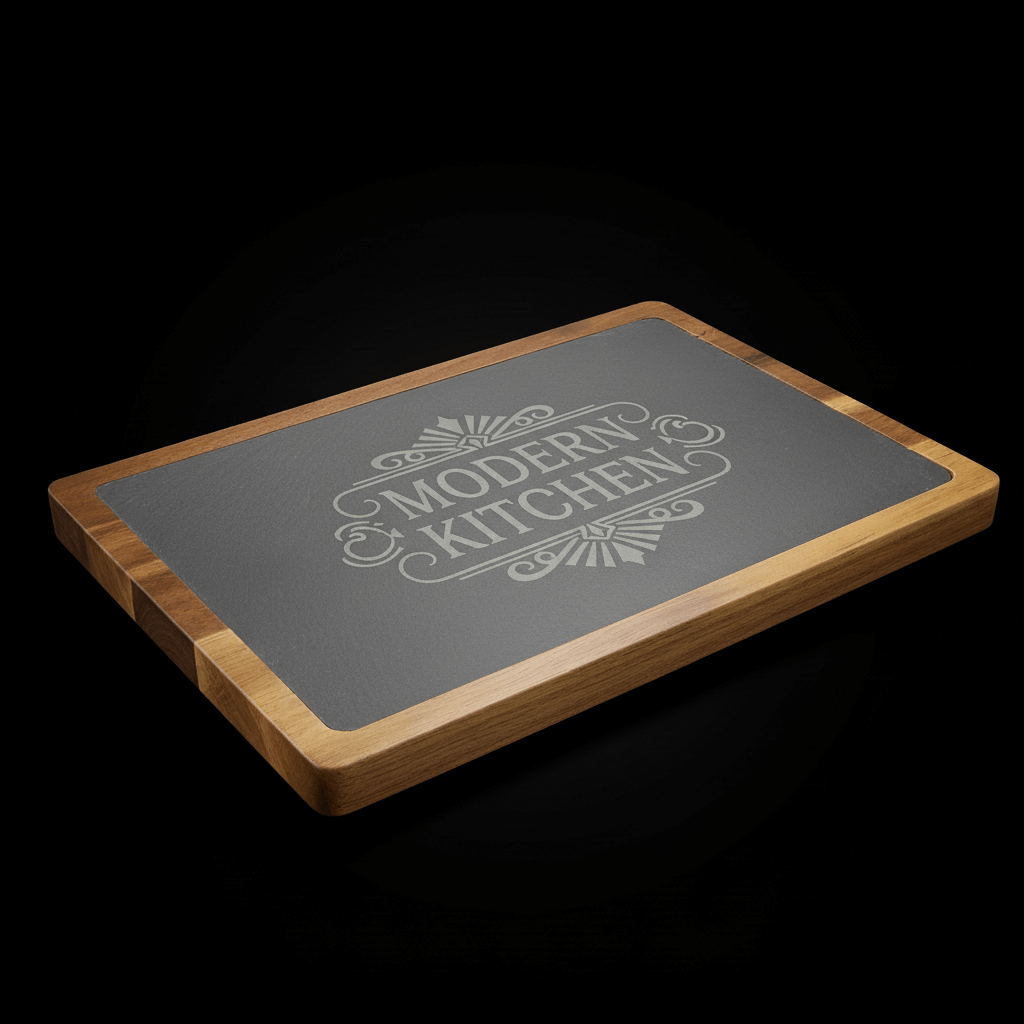 Acacia & Slate Serving Board (13x9)