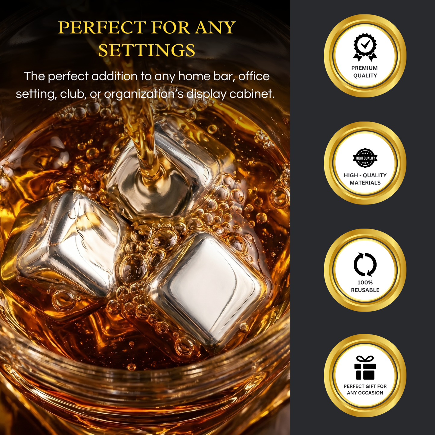 Handcrafted Cigar-Holder Whiskey Glass Gift Set