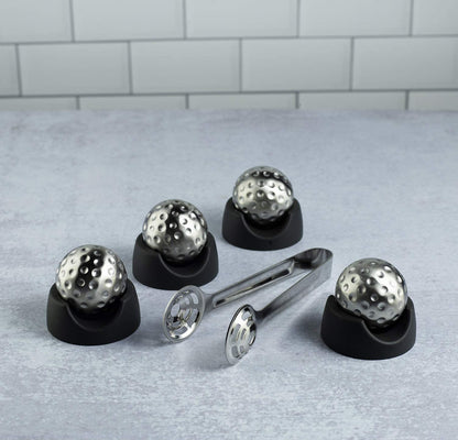 Reusable Stainless Steel Golf Ball Whiskey Chillers