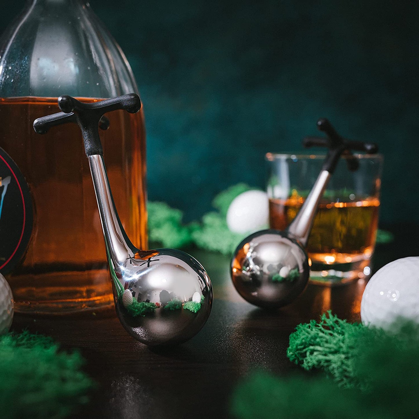 Reusable Stainless Steel Golf Club Whiskey Chillers