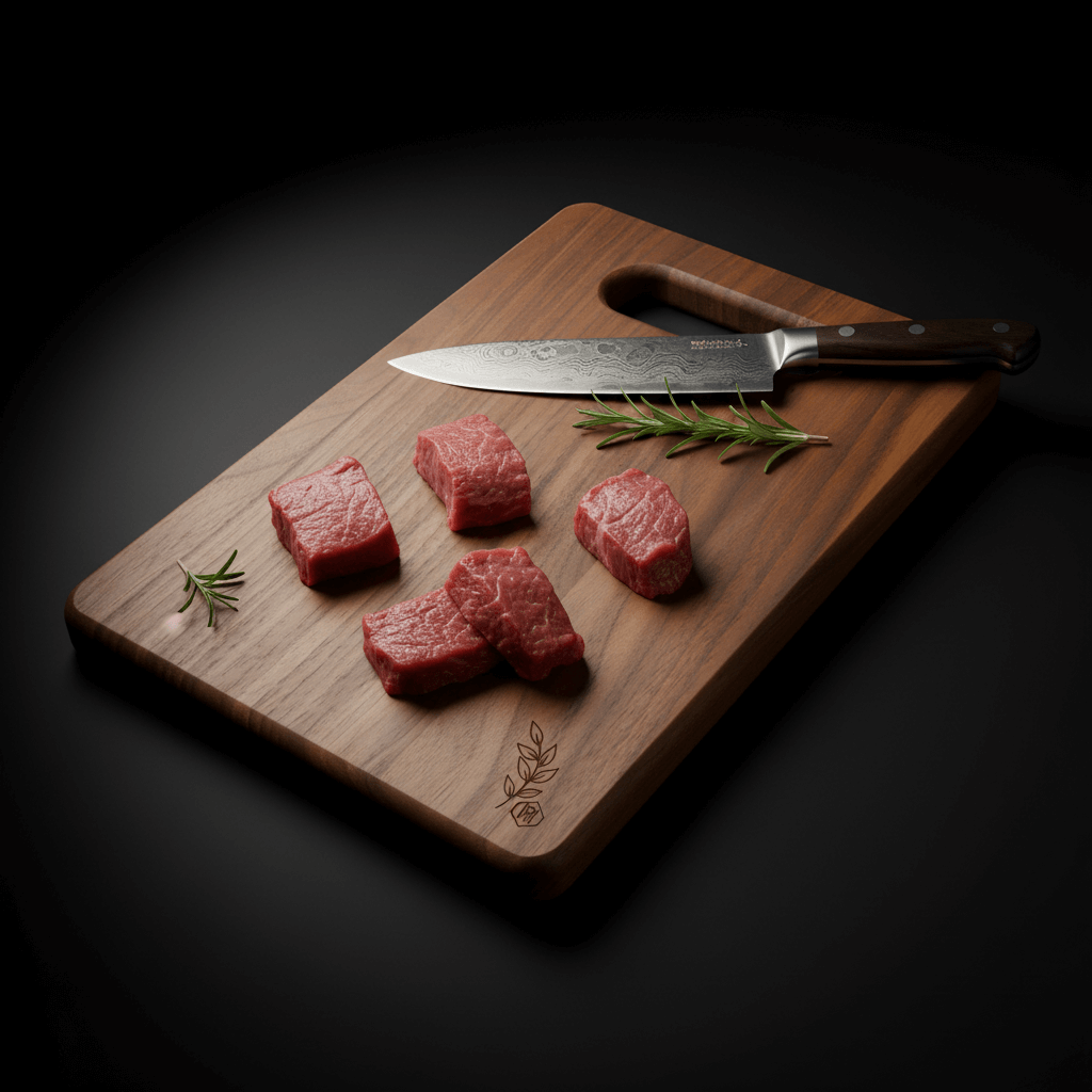 Handcrafted Walnut Wood Charcuterie & Serving Board (9x6)