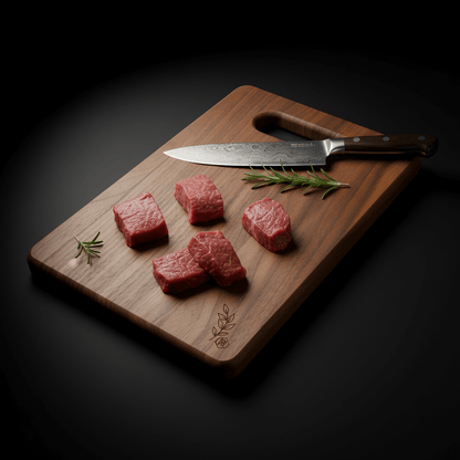 Handcrafted Walnut Wood Charcuterie & Serving Board (9x6)