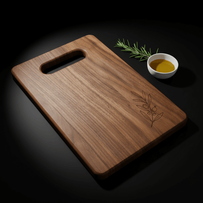 Handcrafted Walnut Wood Charcuterie & Serving Board (9x6)