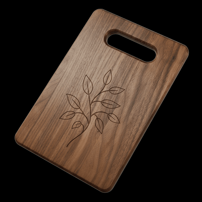 Handcrafted Walnut Wood Charcuterie & Serving Board (9x6)