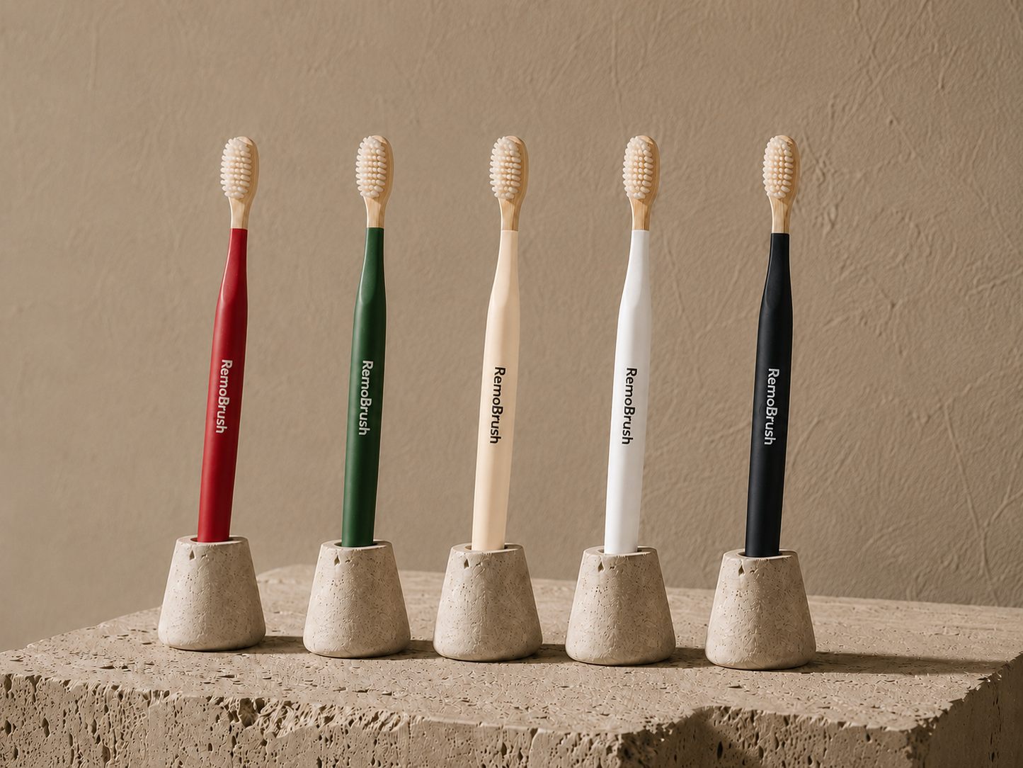 Miswak Bristles Bamboo Toothbrush