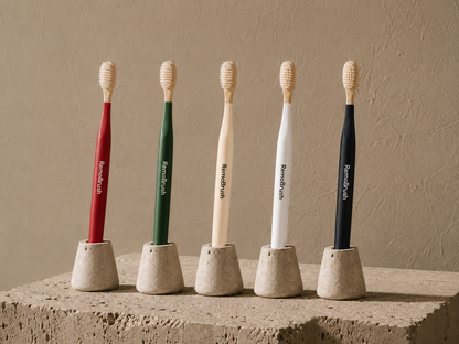 Miswak Bristles Bamboo Toothbrush