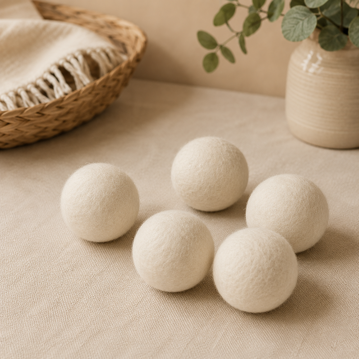 Reusable Organic Wool Dryer Balls