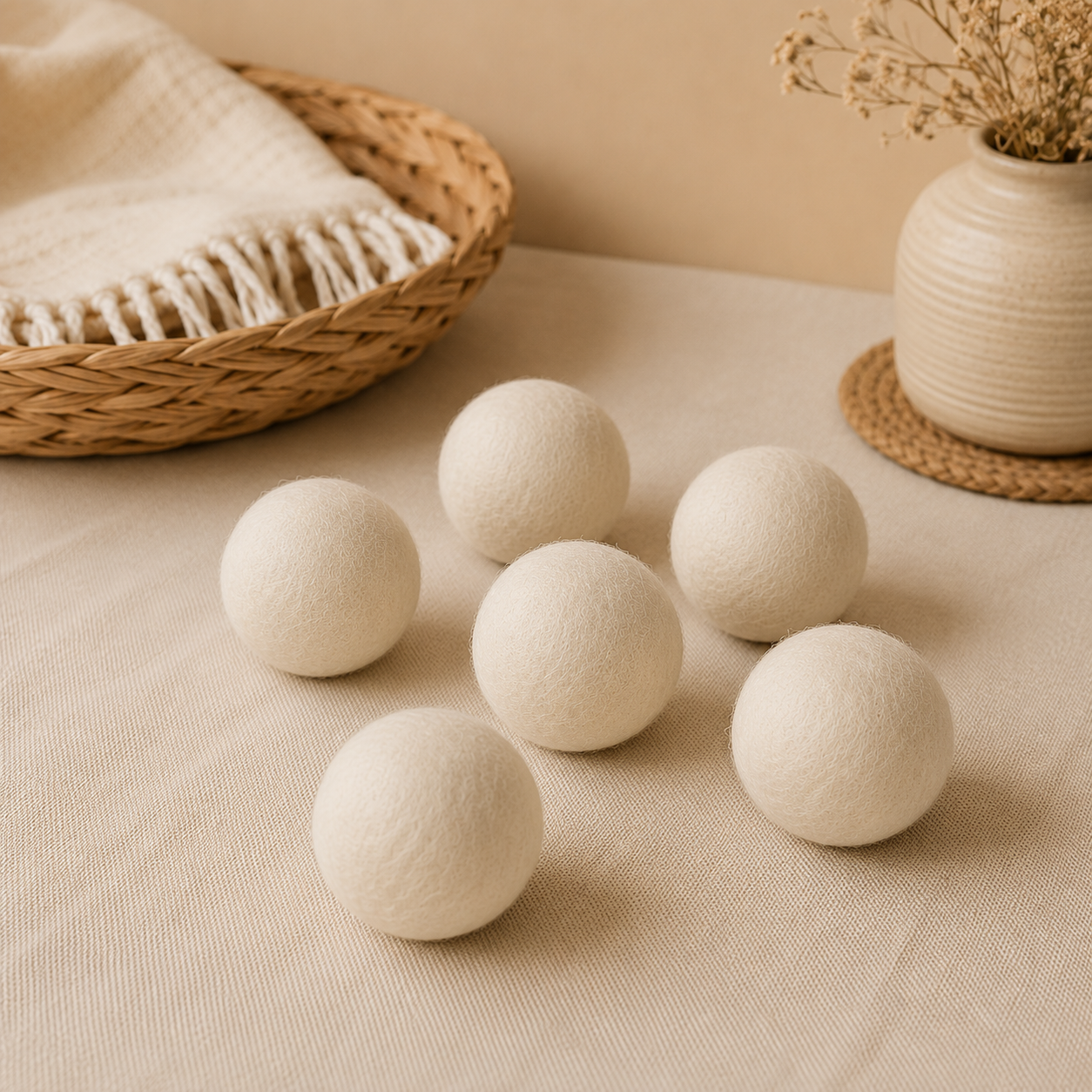 Reusable Organic Wool Dryer Balls