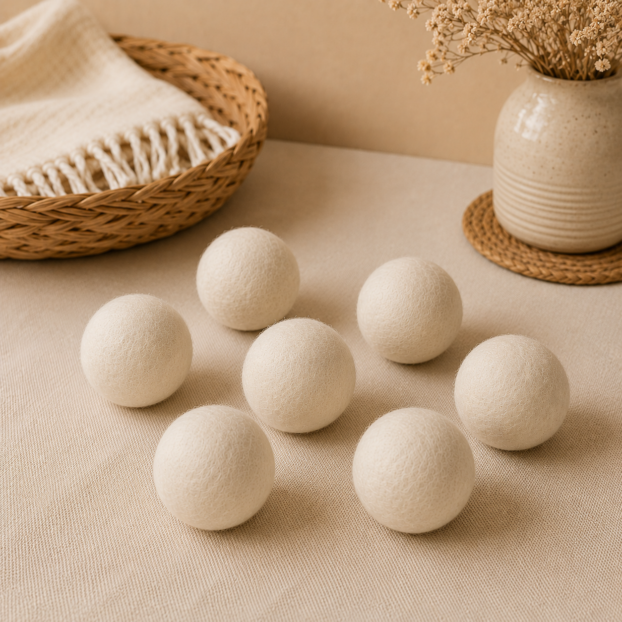 Reusable Organic Wool Dryer Balls