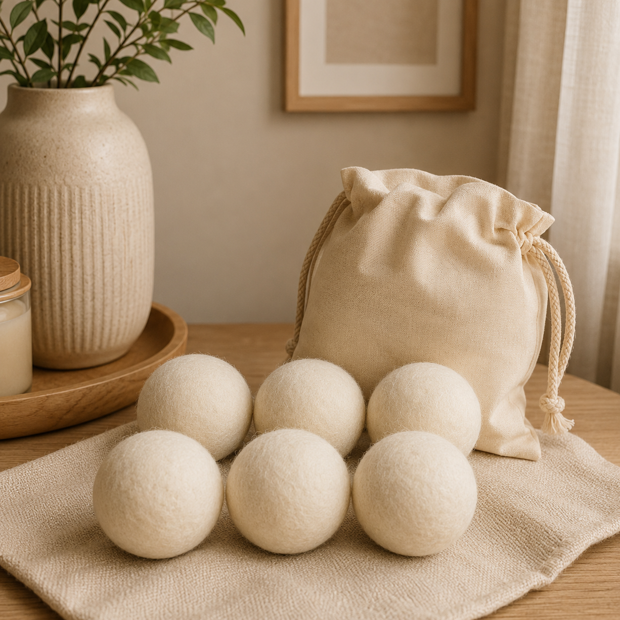 Reusable Organic Wool Dryer Balls