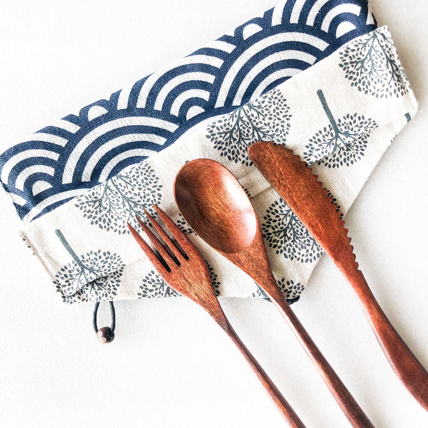 Japanese Style Wooden Cutlery Set