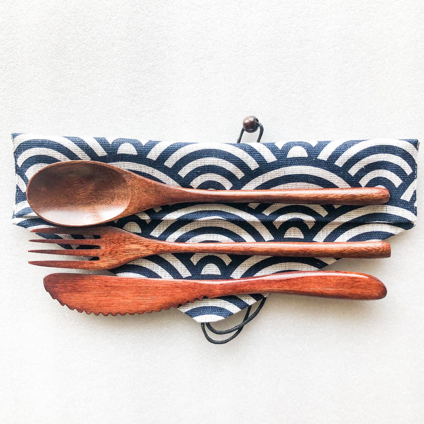 Japanese Style Wooden Cutlery Set