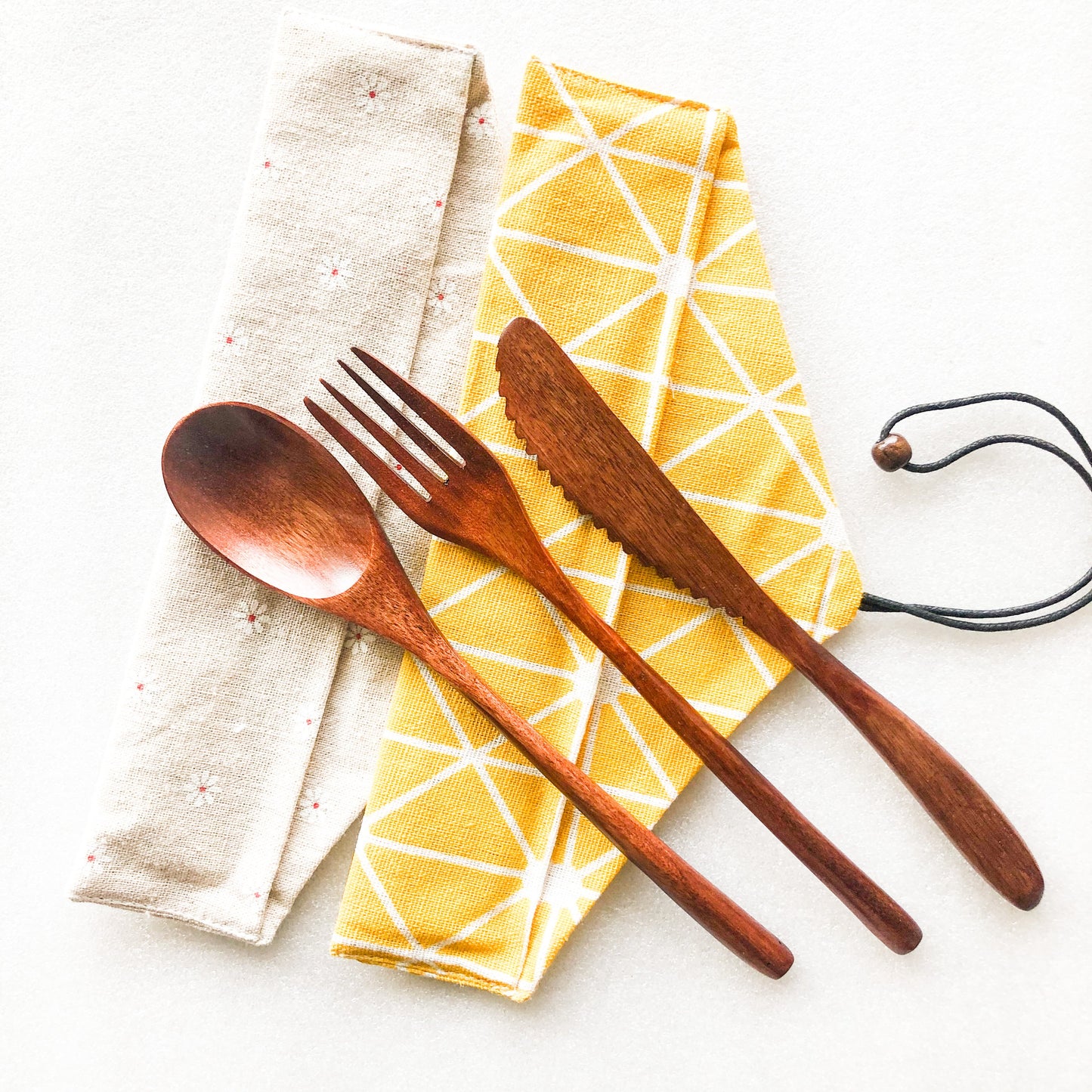 Japanese Style Wooden Cutlery Set