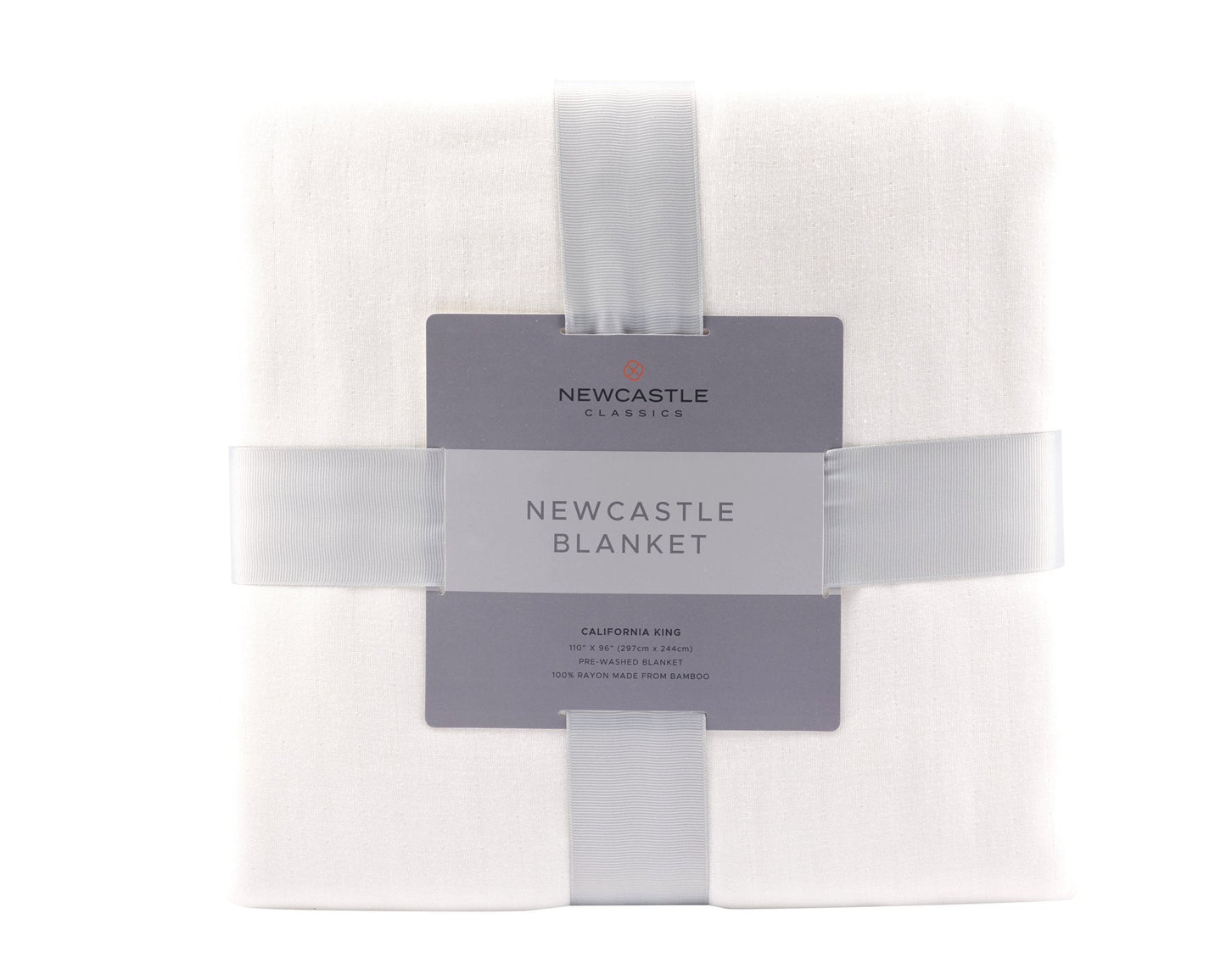 Pristine White Oversized Bamboo Muslin Blanket (Queen)