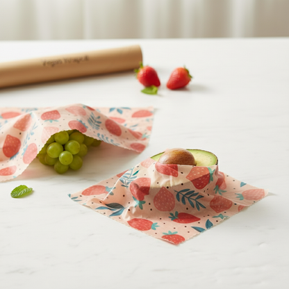 Reusable Beeswax Food Wraps (3-Pack)