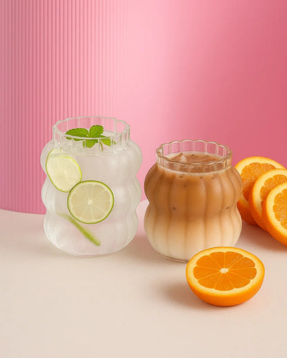 Everyday Glass Tumbler with Reusable Straw