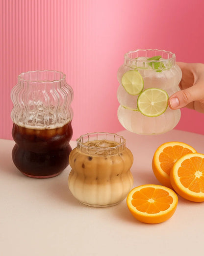 Everyday Glass Tumbler with Reusable Straw