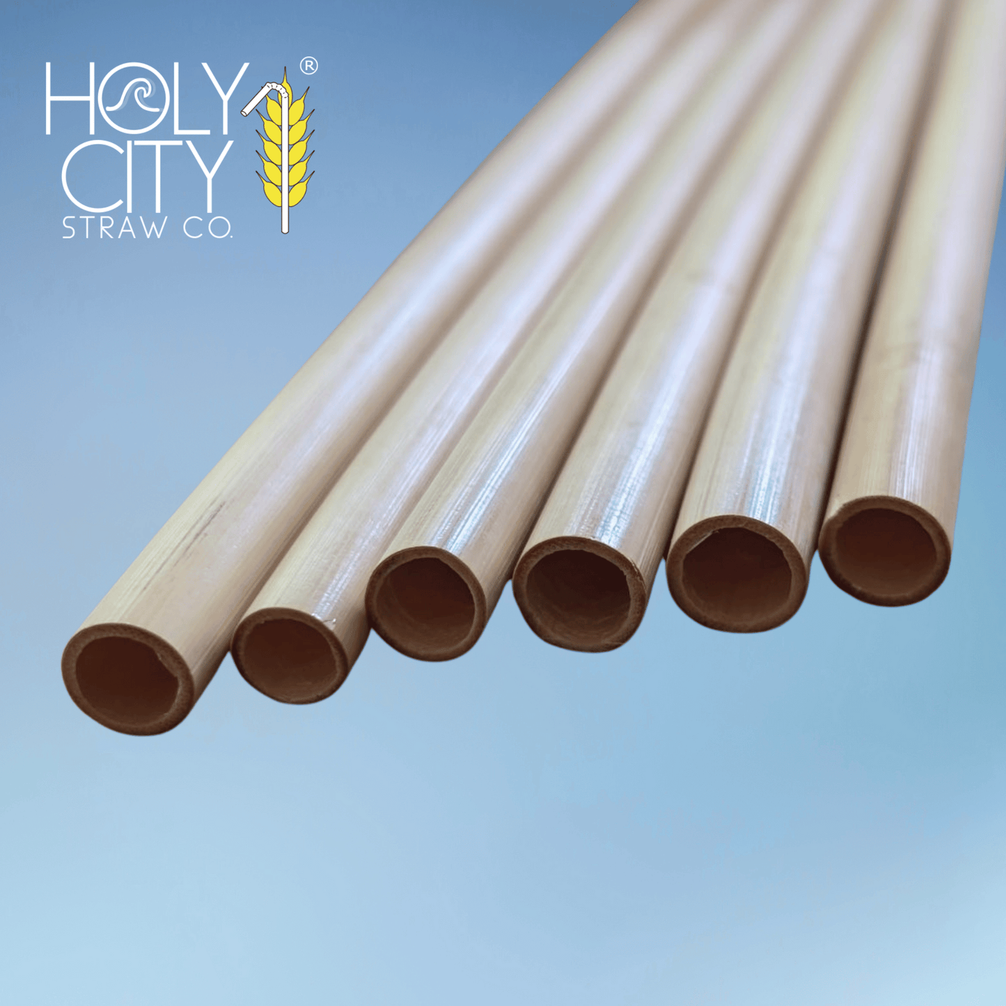 Premium Natural Reed Cocktail Straws (30-Pack Bundle)