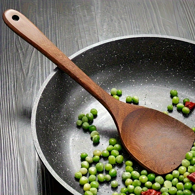 10-Piece Natural Teak Wood Cookware Set