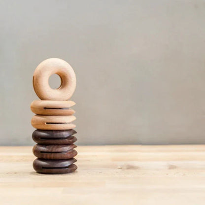 Sustainable Wooden Donut Bag Clips